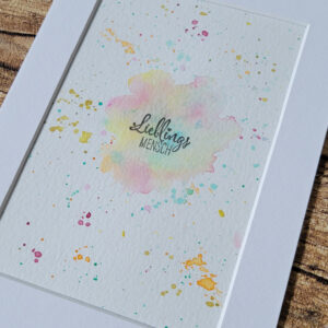 Bild "Lieblingsmensch" handgemalt