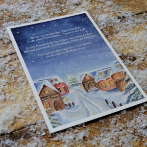 Postkarte "Weihnachtsdorf"