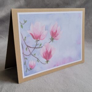 Grußkarte "Magnolie"
